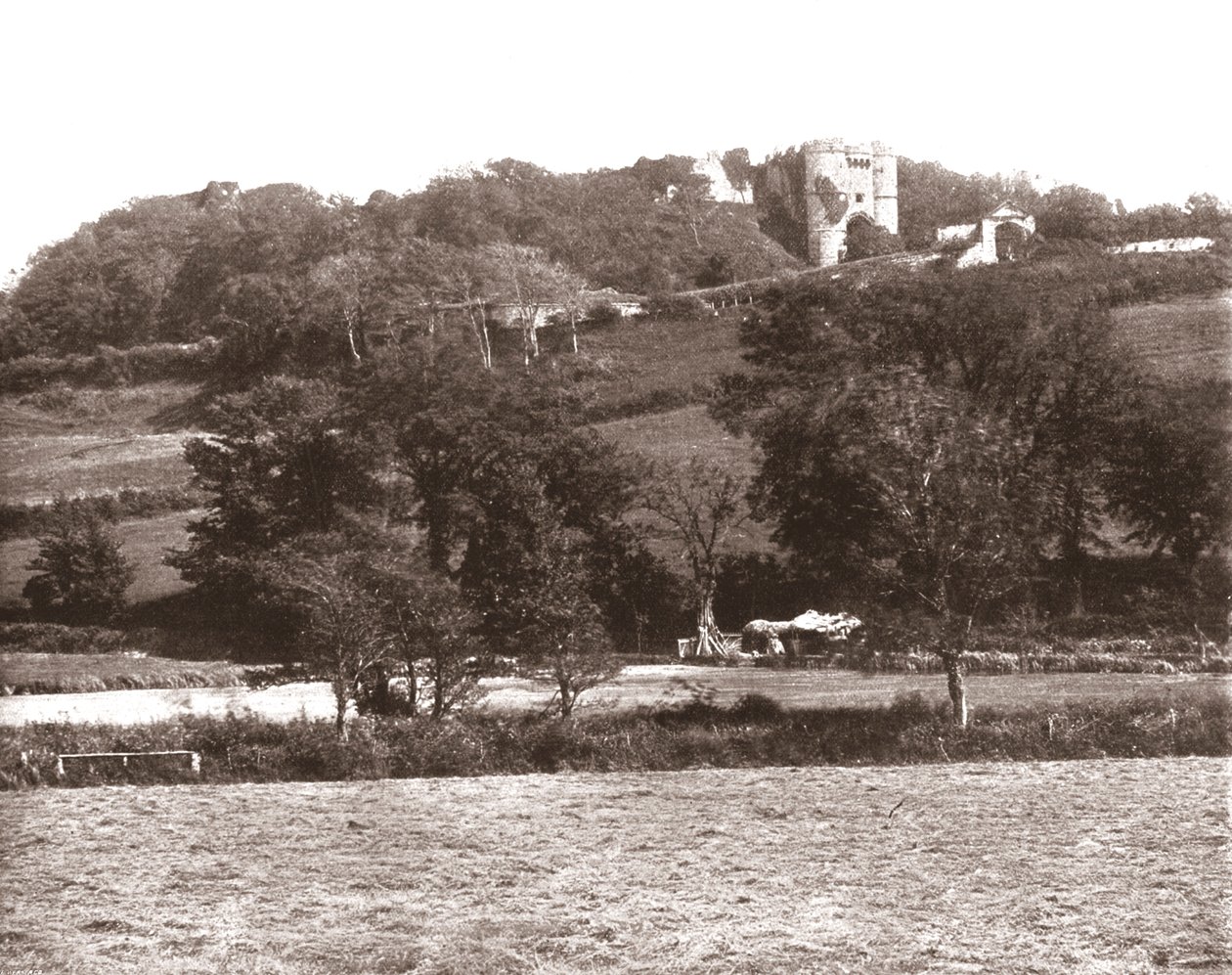 Carisbrooke Hill, Newport, Wight-sziget, 1894. alkotó: Unbekannt