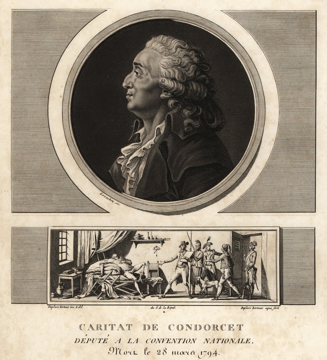Caritat de Condorcet (1743-1794), francia filozófus és matematikus alkotó: Unbekannt