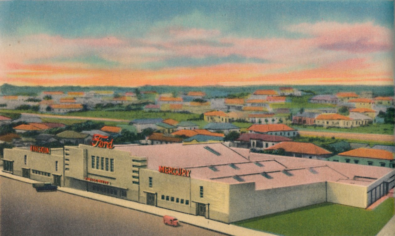 Carlos Dieppa épület, Ford, Mercury, Lincoln Service, Barranquilla, 1940-es évek alkotó: Unbekannt