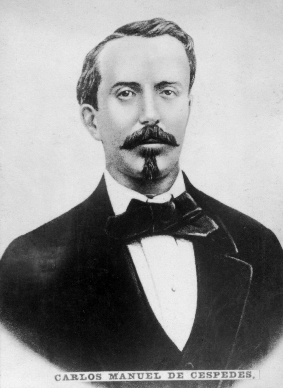 Carlos Manuel de Cespedes 1819-1874, a Kubai Köztársaság elnöke fegyverben, c1910 alkotó: Unbekannt