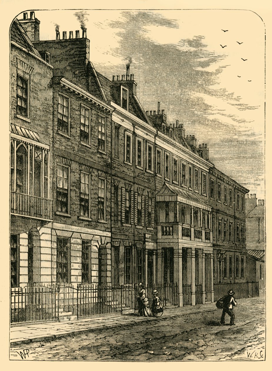 Carlyles-ház, Great Cheyne Row, 1876. alkotó: Unbekannt