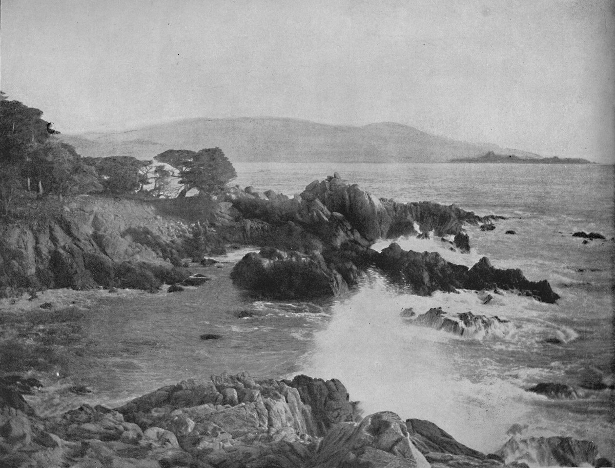 Carmel Bay, Kalifornia, 1897. alkotó: Unbekannt
