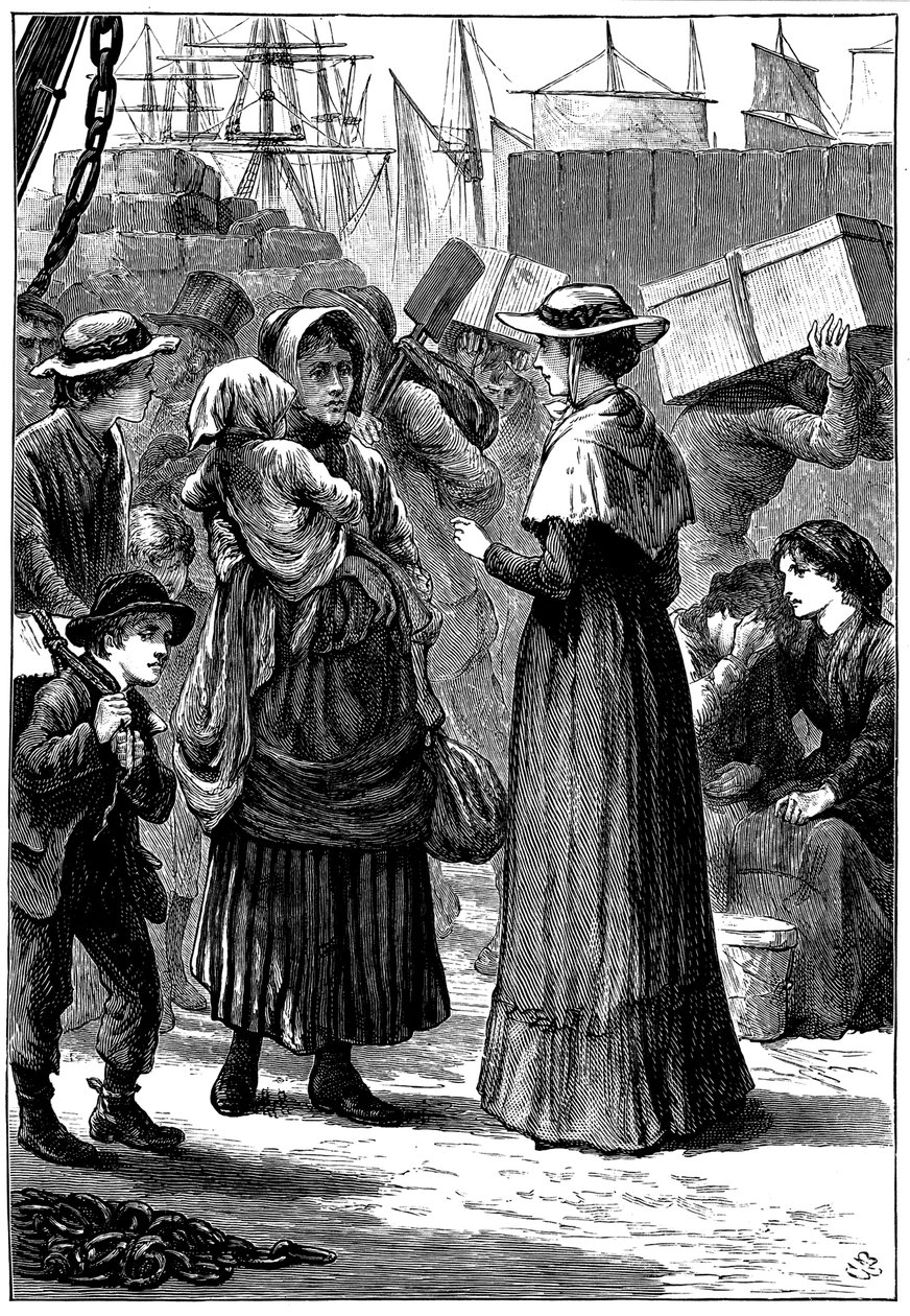 Caroline Chisholm, Az emigránsok barátja, Sydney, Ausztrália, 1845 alkotó: Unbekannt
