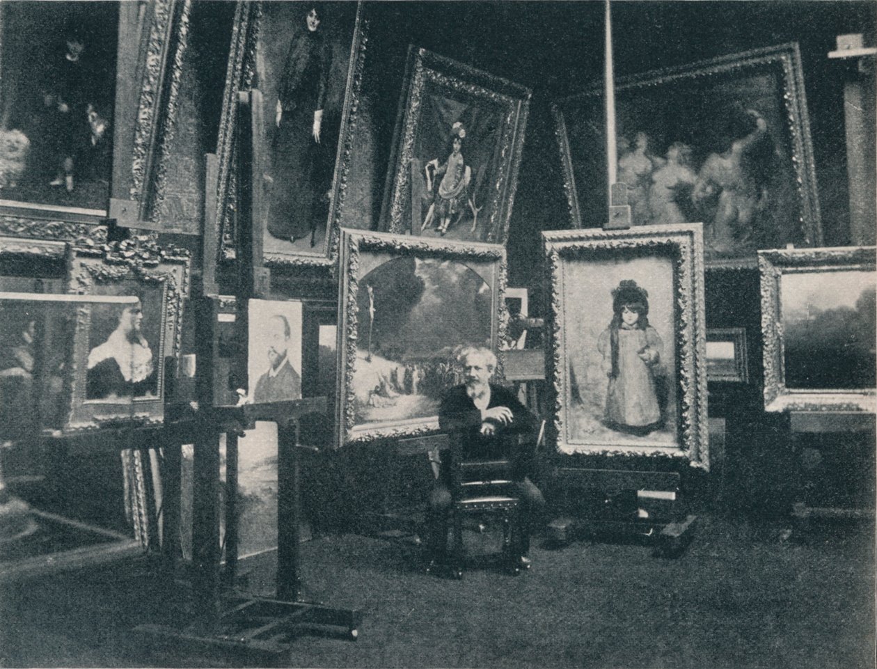 Carolus Duran stúdiójában, 1897 alkotó: Unbekannt