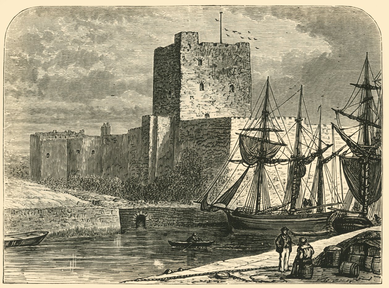 Carrickfergus kastély, 1898. alkotó: Unbekannt