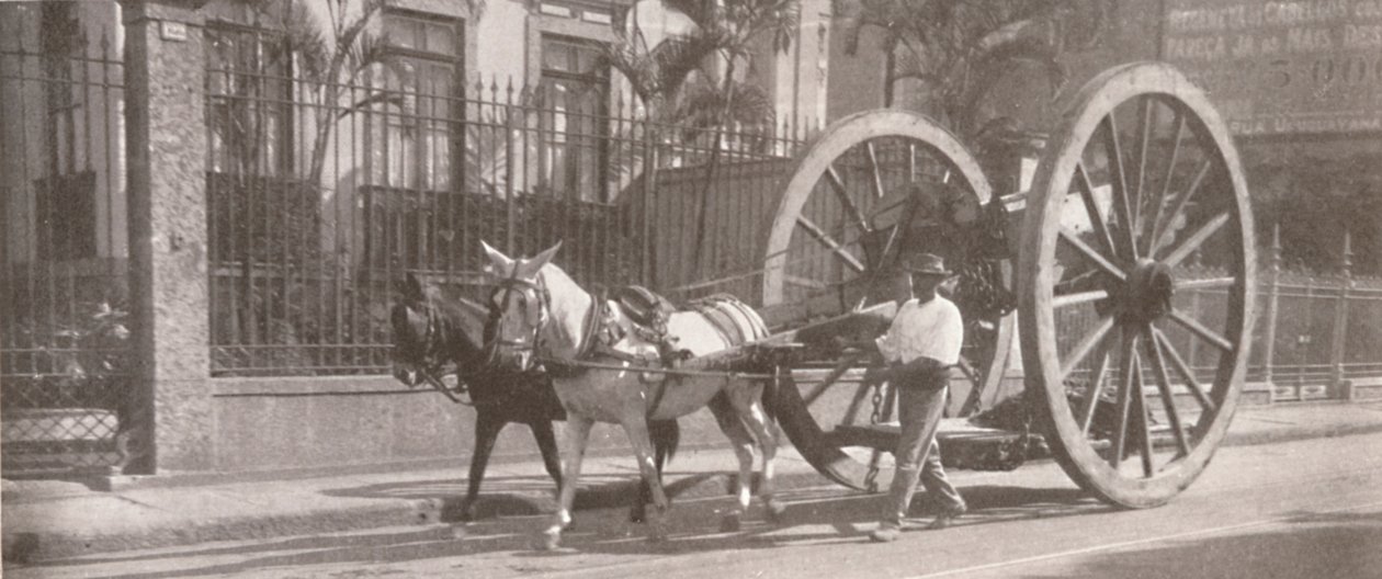 Nehéz áruk szállítása a tengely fölött, 1914 alkotó: Unbekannt