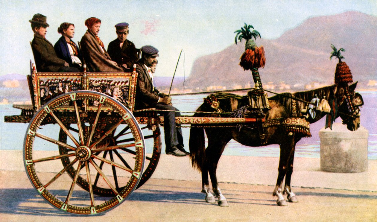 Cart, Palermo, Szicília, 1923 alkotó: Unbekannt