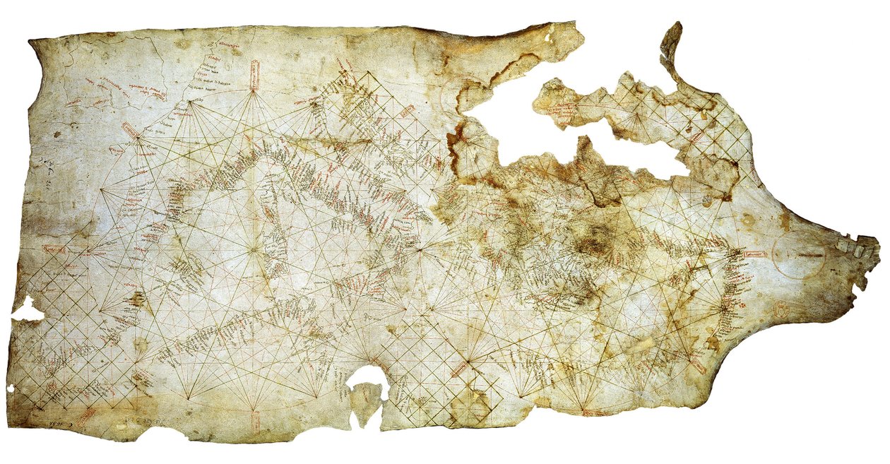 Carta Pisana, kb. 1275-1300 alkotó: Unbekannt