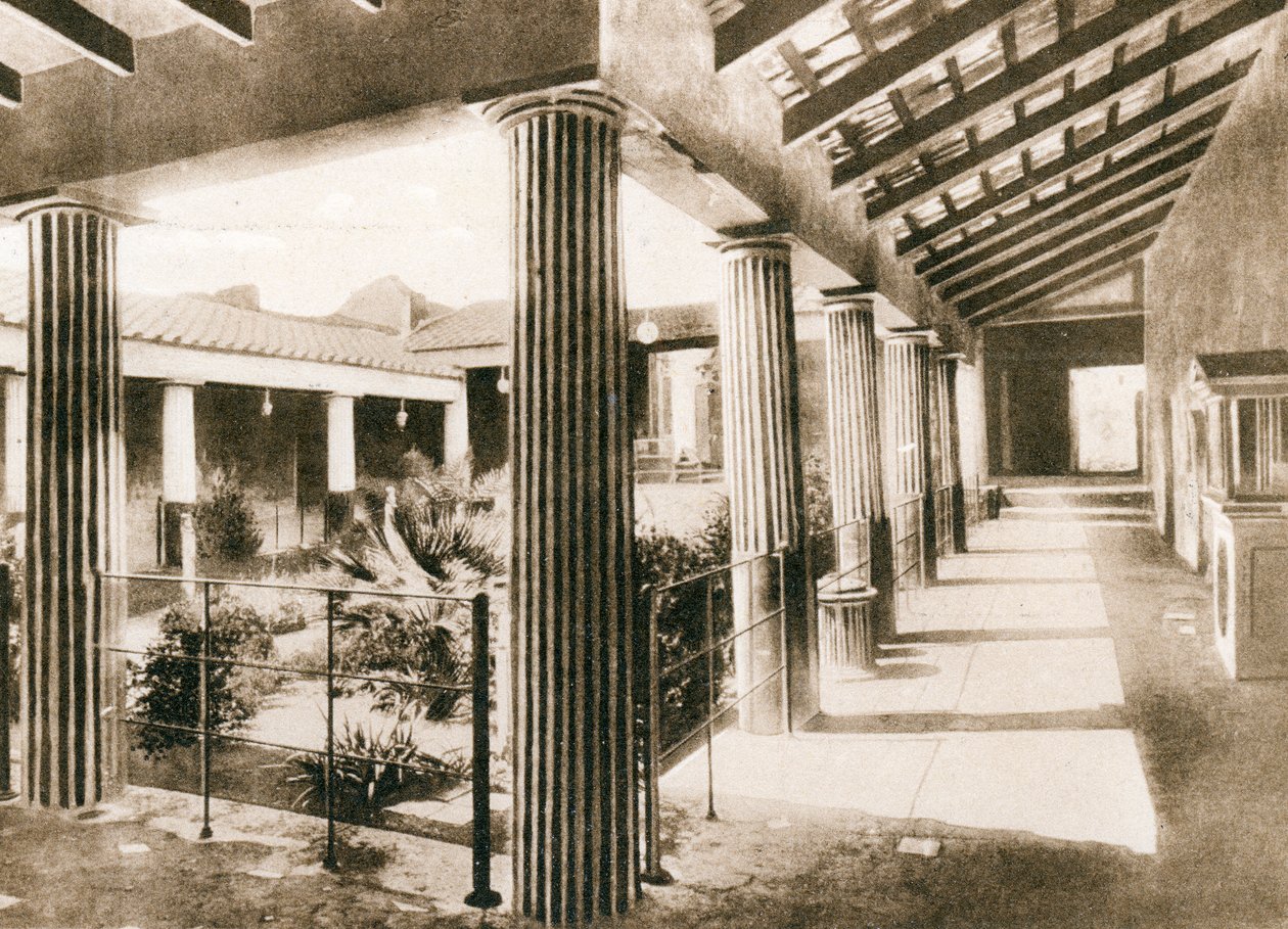 Az Arany Ámor háza, Pompeii, Olaszország, 1900-as évek alkotó: Unbekannt