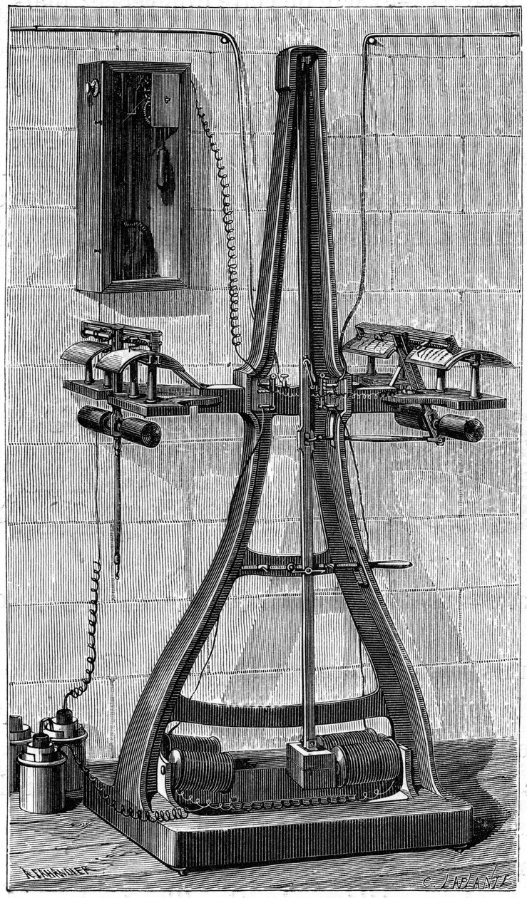 Casellis pantelegráf, 1874 alkotó: Unbekannt