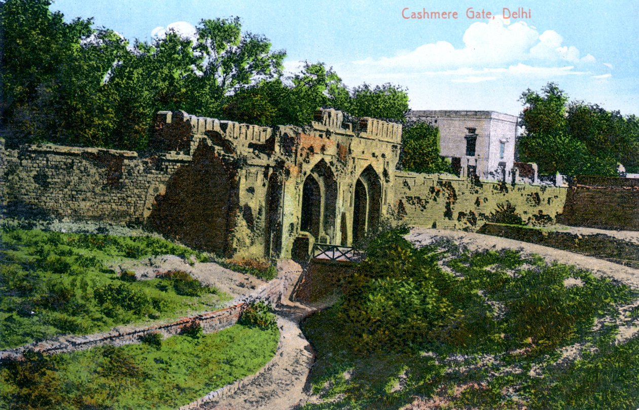 Cashmere Gate, Delhi, India, XX. század alkotó: Unbekannt