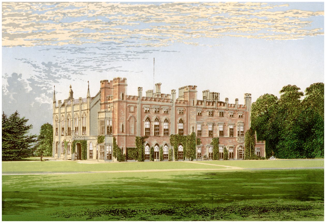 Cassiobury Park, Hertfordshire, Essex grófjának otthona, 1880 alkotó: Unbekannt