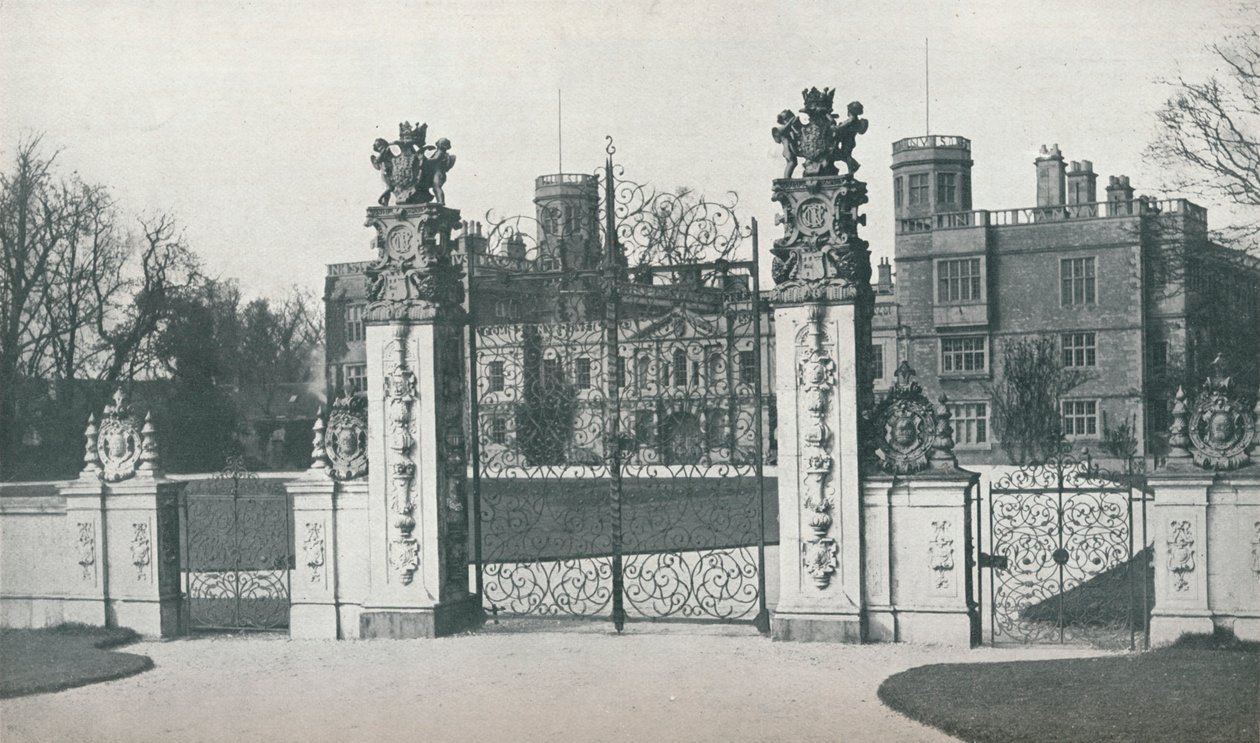 Castle Ashby, Northants, 1915 alkotó: Unbekannt