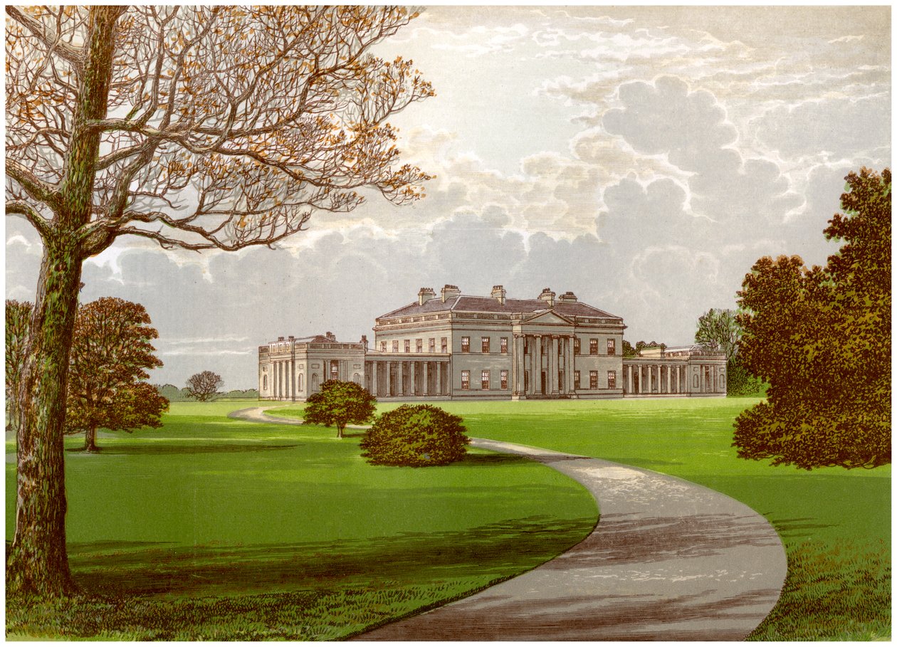 Castle Coole, Enniskillen, Fermanagh megye, Belmore grófjának otthona, 1880 alkotó: Unbekannt