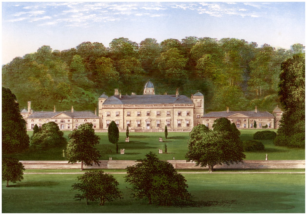 Castle Hill, Devon, Earl Fortescue otthona, 1880 alkotó: Unbekannt