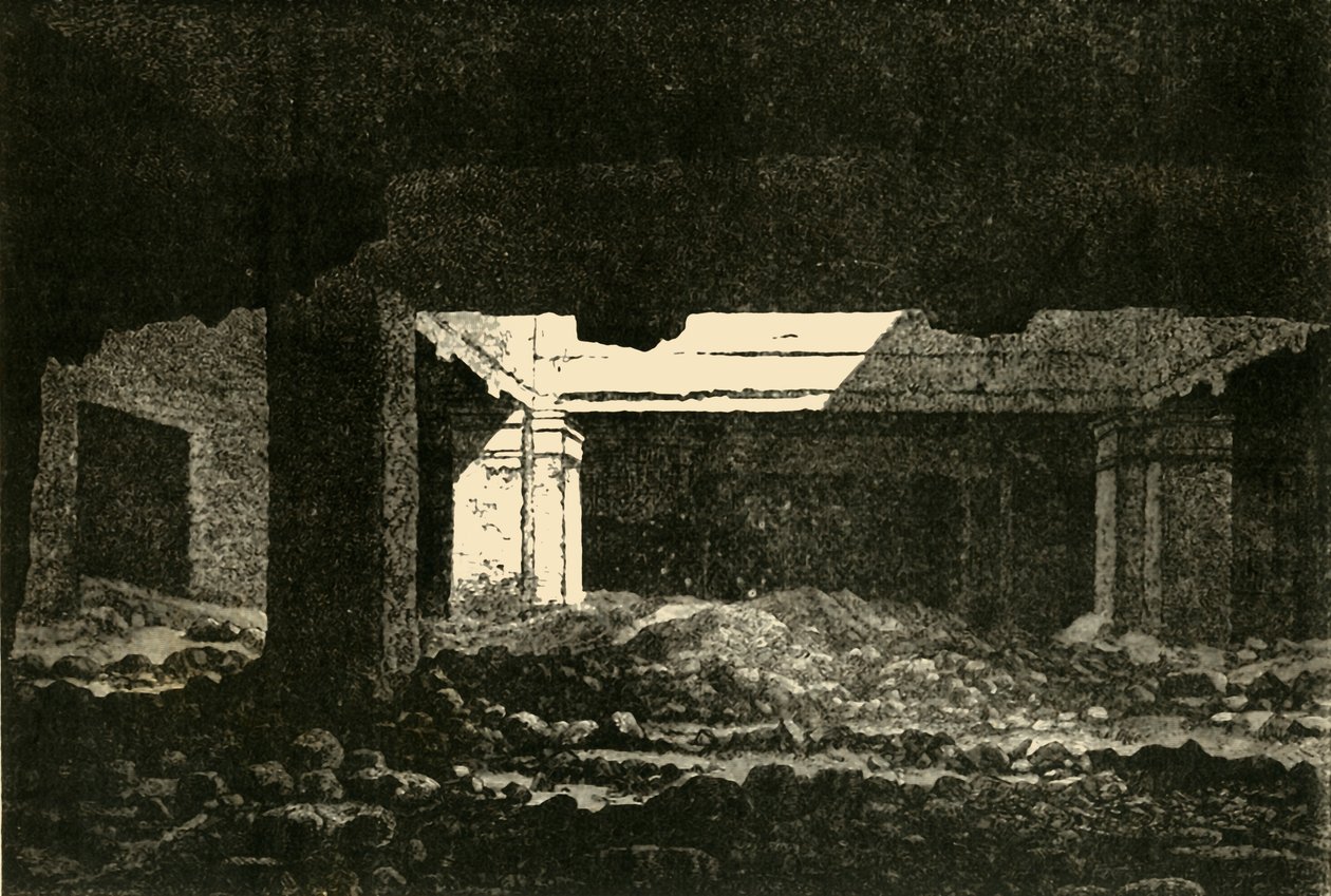 Katakombák Alexandriában, 1890. alkotó: Unbekannt