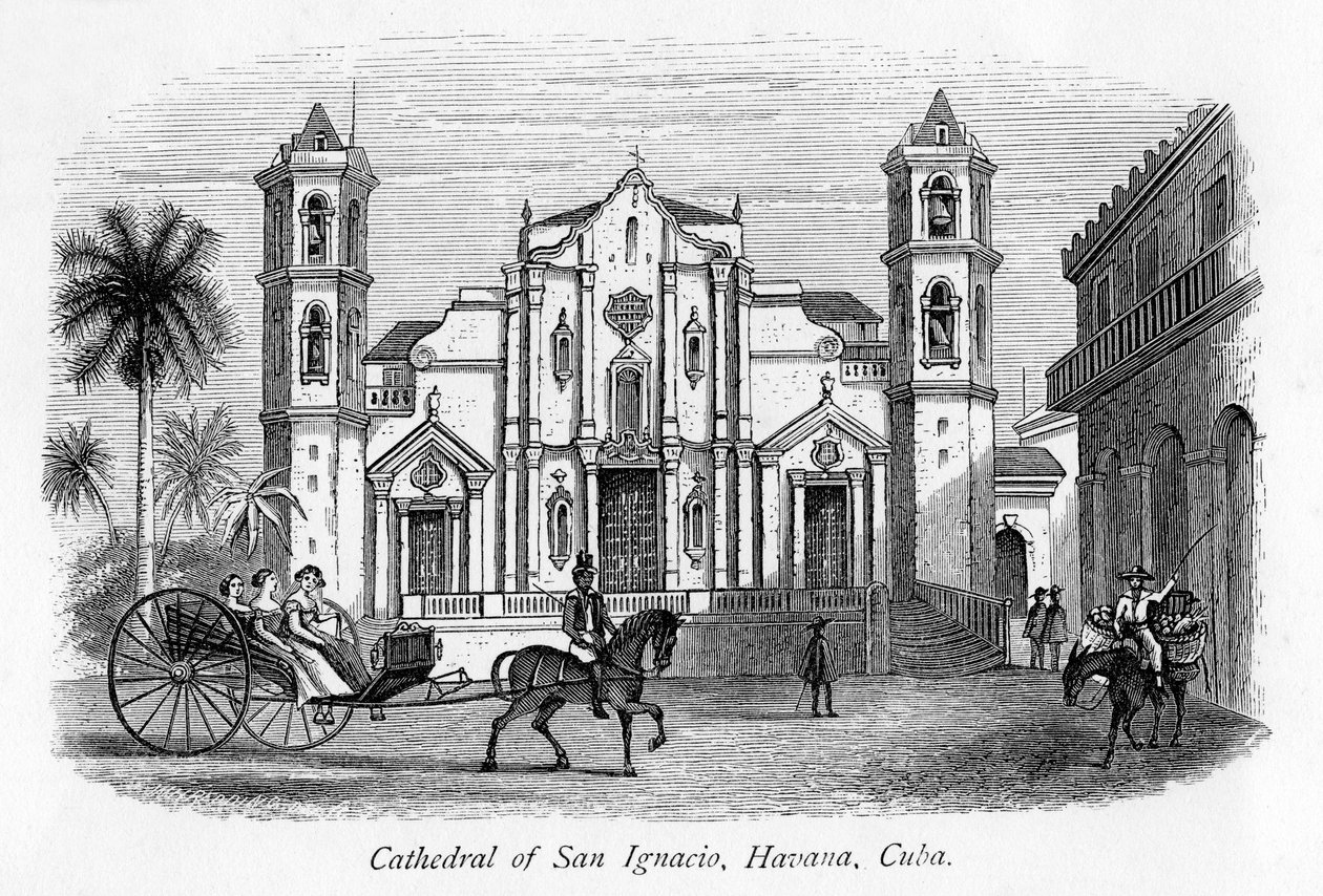 San Ignacio katedrális, Havanna, Kuba, 19. század alkotó: Unbekannt