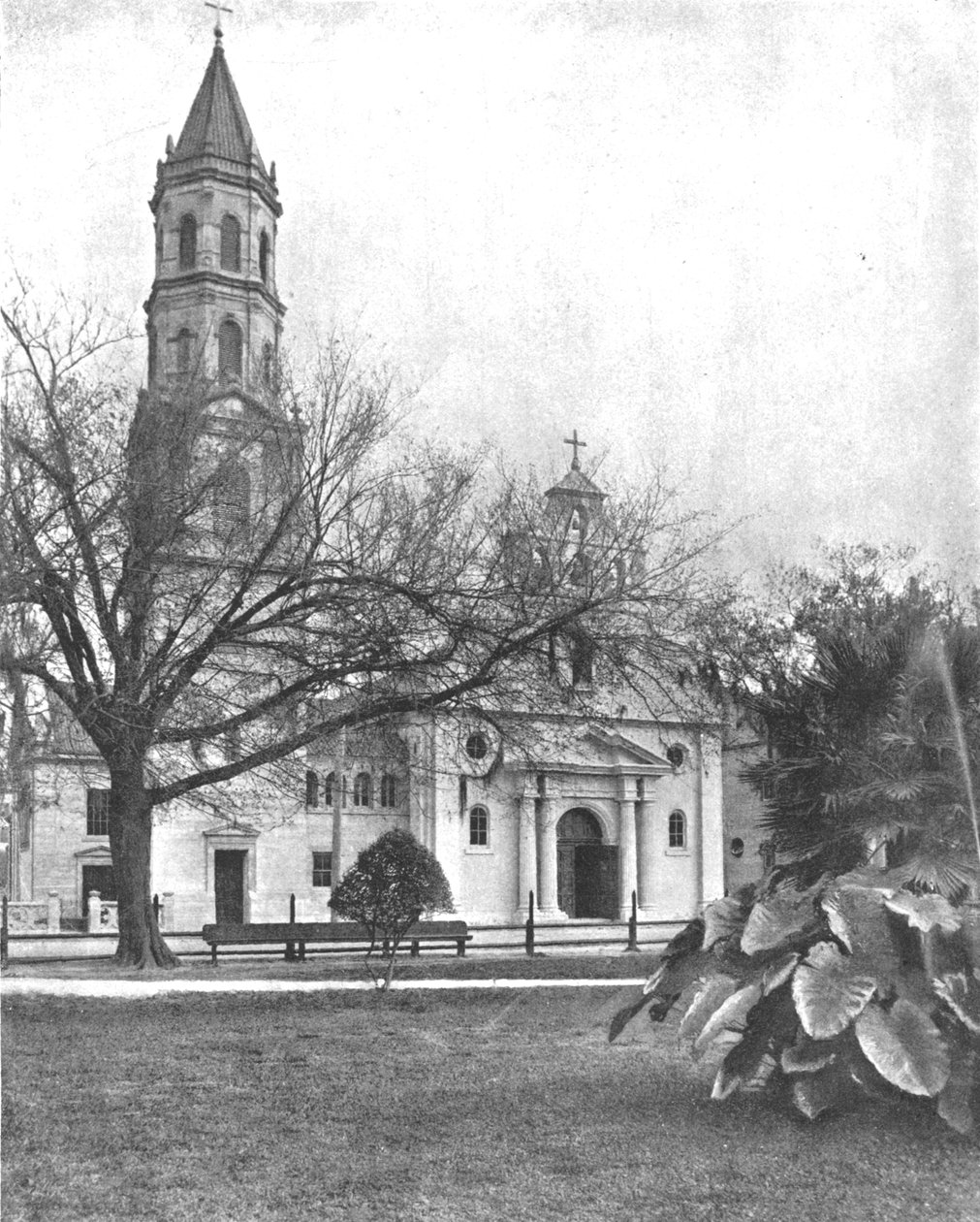 Szent Ágoston-székesegyház, Florida, USA, 1900 körül. alkotó: Unbekannt