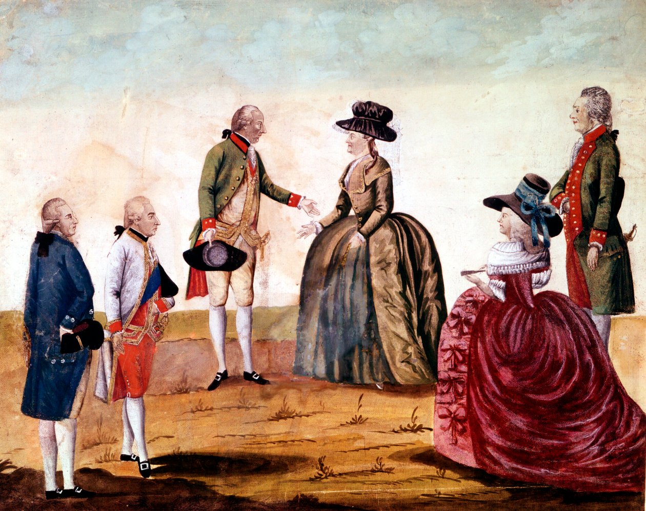 II. Katalin, Oroszország nagy császárnője 1729-96 között, 1787 alkotó: Unbekannt