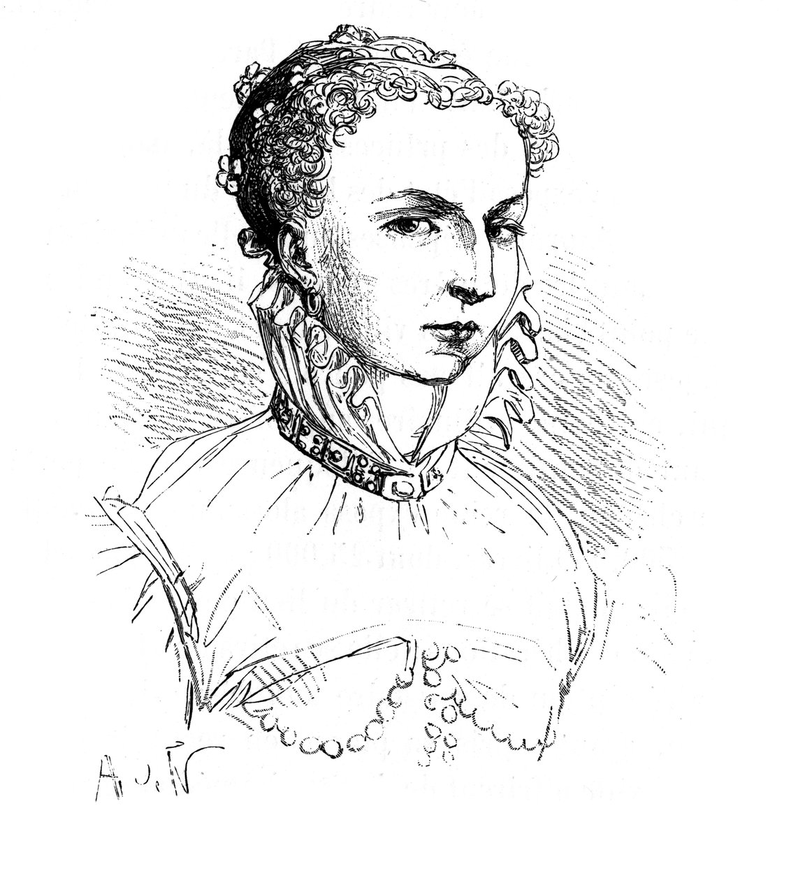 Medici Katalin, Franciaország királynője, 1519-1589 alkotó: Unbekannt