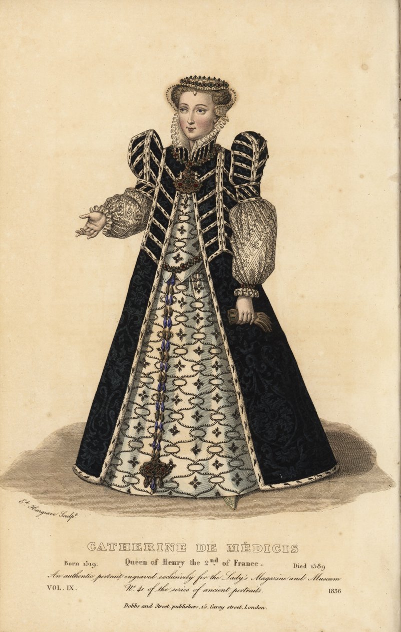 Medici Katalin, II. Henrik francia királynője alkotó: Unbekannt
