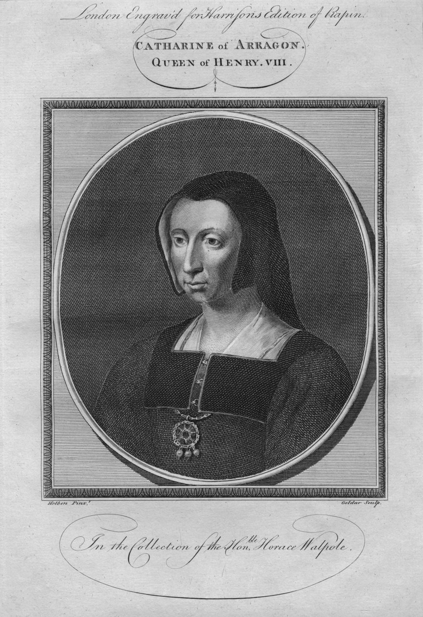 Aragóniai Katalin, VIII. Henrik királynője, 1784. alkotó: Unbekannt