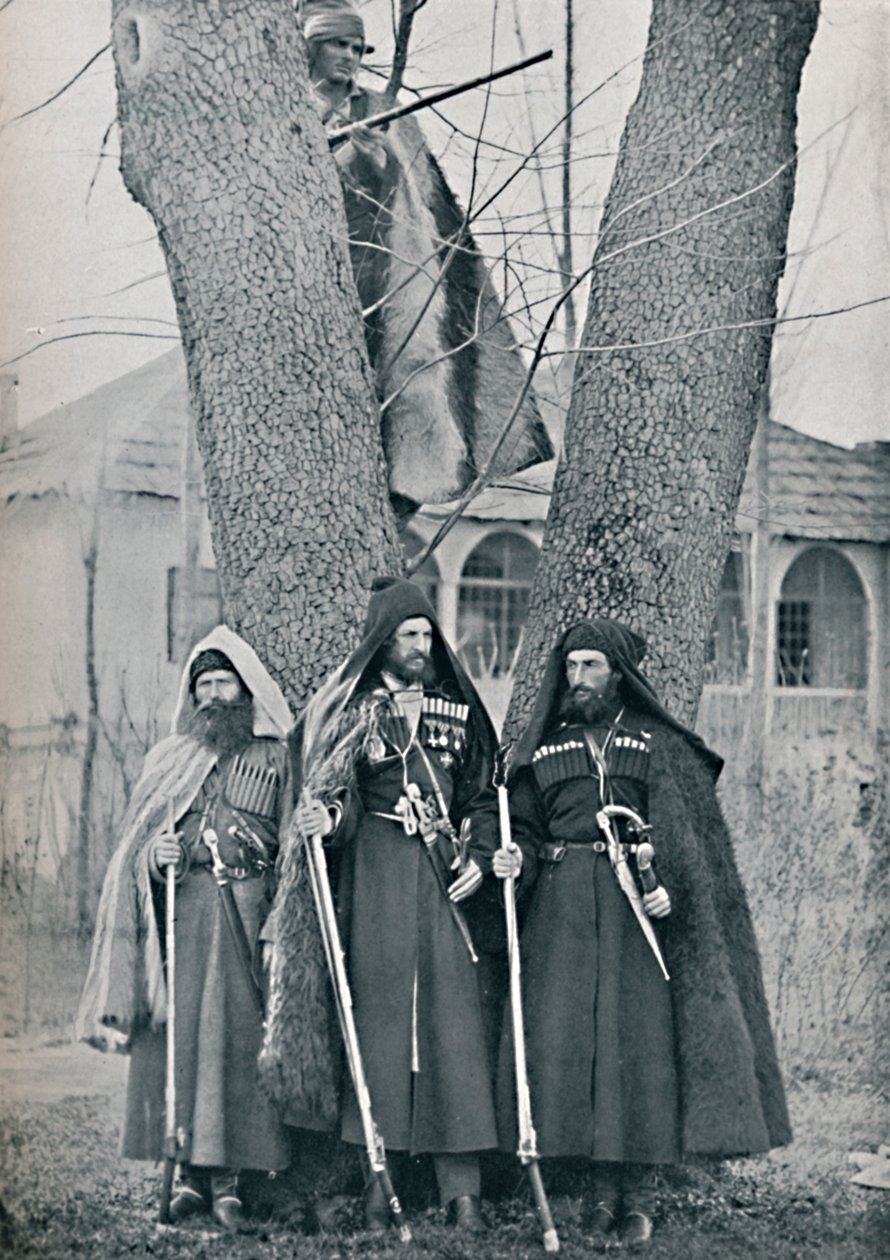 Kaukázusi katonák, 1912 alkotó: Unbekannt