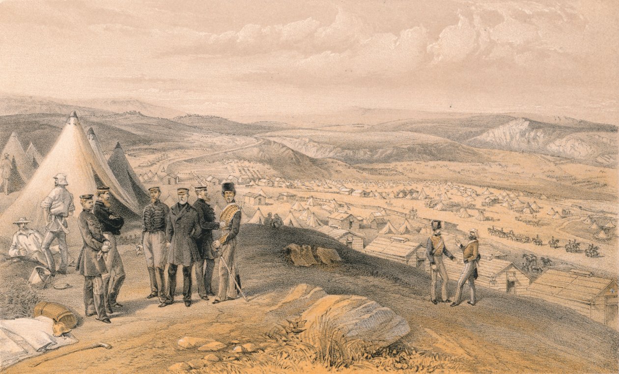 Lovassági tábor, 1856 alkotó: Unbekannt