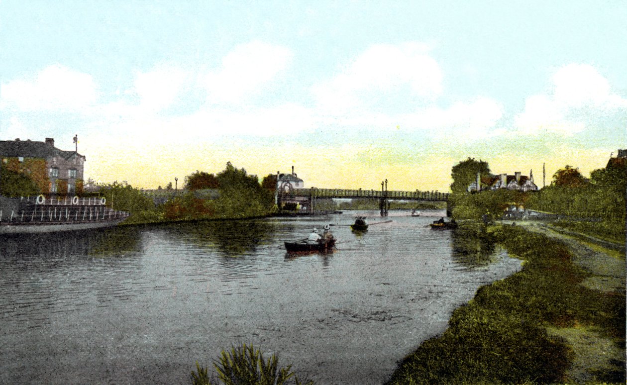 Caversham Bridge, Berkshire, XX. század alkotó: Unbekannt