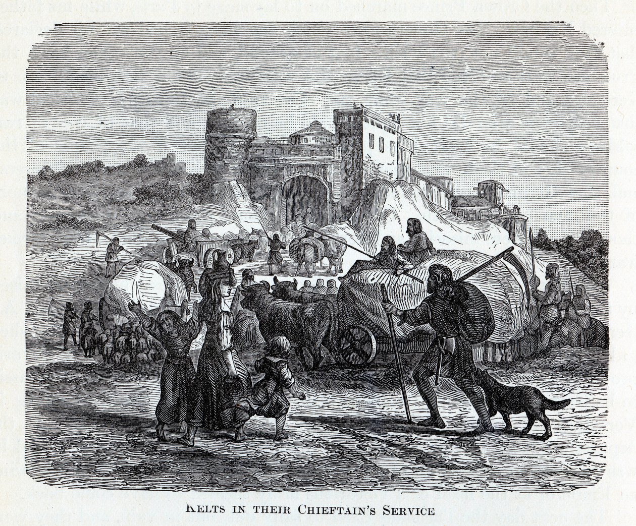 Kelták főnöki szolgálatukban, 1882 alkotó: Unbekannt