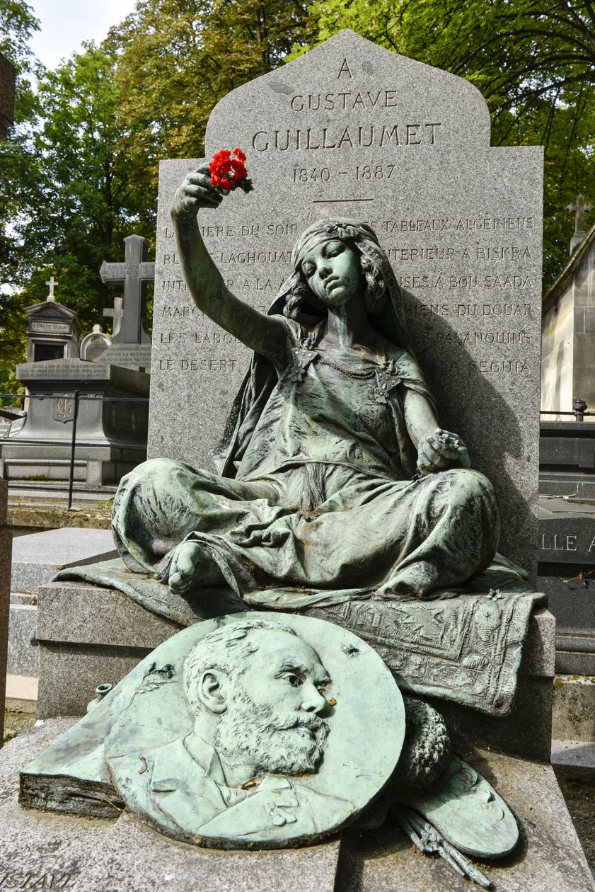 Montmartre temető/Gustave Guillaumet sírja/Avenue Rachel/PÁRIZS XVIII/Seine/Ile de France/Franciaország alkotó: Unbekannt