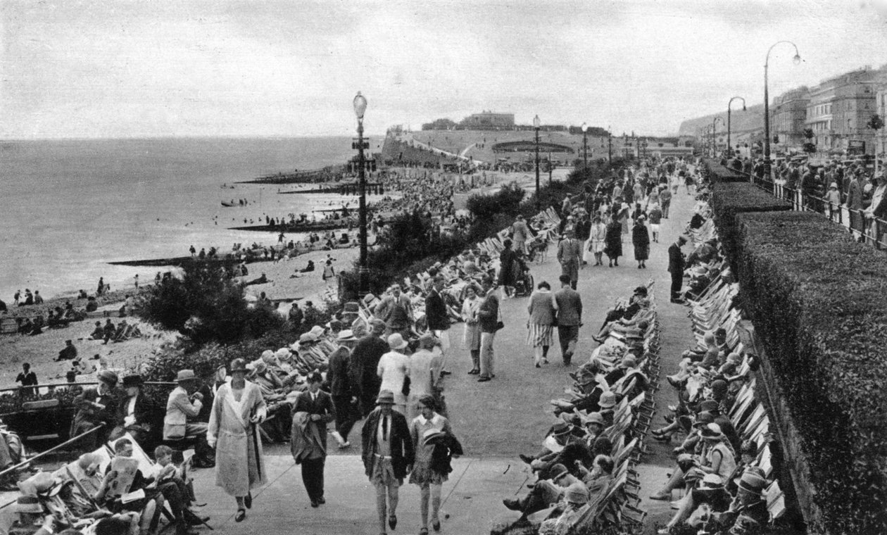 Central Parade and Wish Tower, Eastbourne, East Sussex, 20. század eleje alkotó: Unbekannt