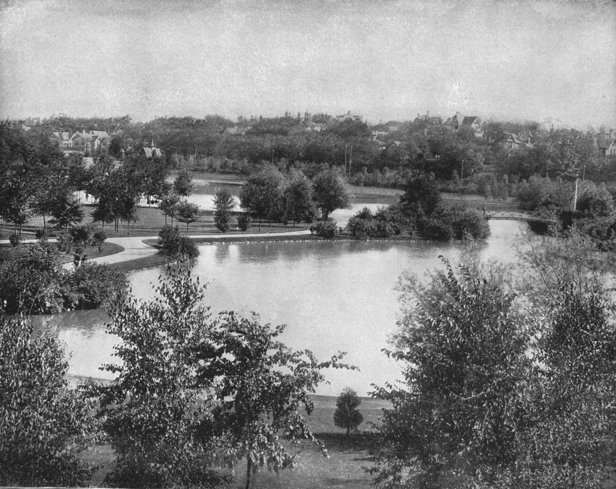Central Park, Minneapolis, Minnesota, USA, 1900. alkotó: Unbekannt