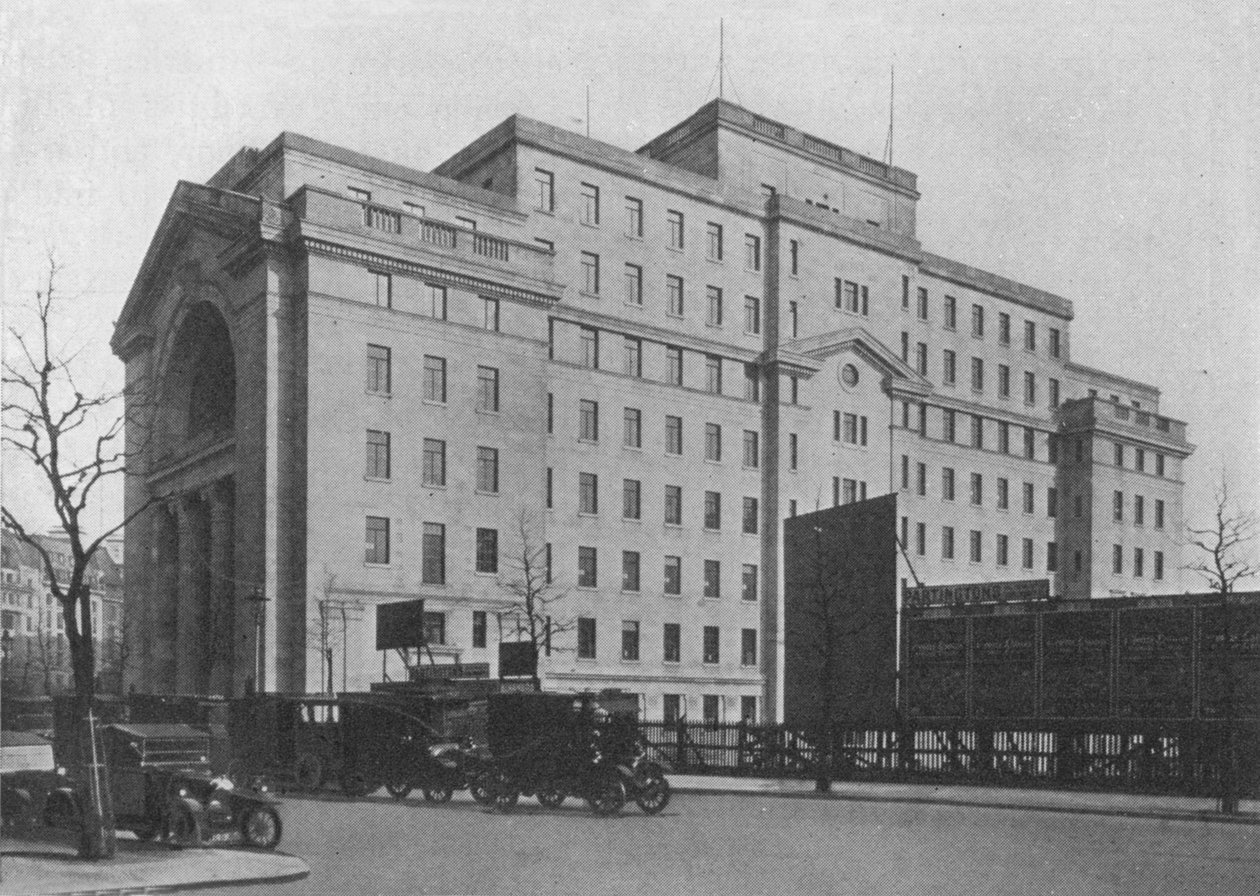 A Bush House központja, London, Aldwych, 1924 alkotó: Unbekannt