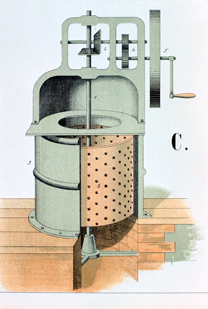 Centrifuga, 1882 alkotó: Unbekannt