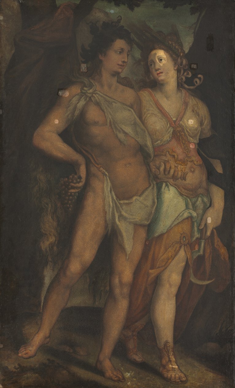Ceres és Bacchus, 1600-as évek. alkotó: Unbekannt