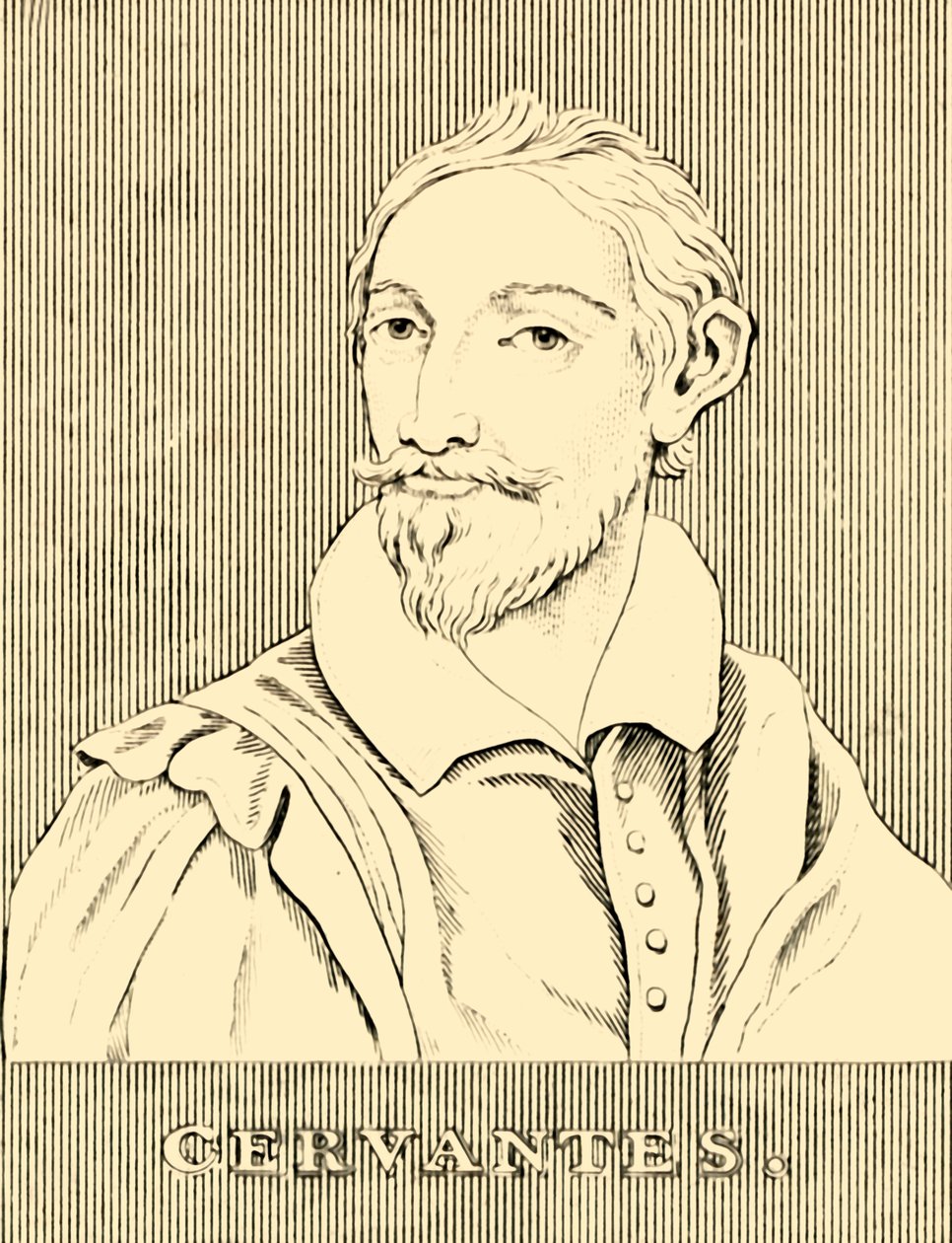 Cervantes, 1547-1616, 1830. alkotó: Unbekannt