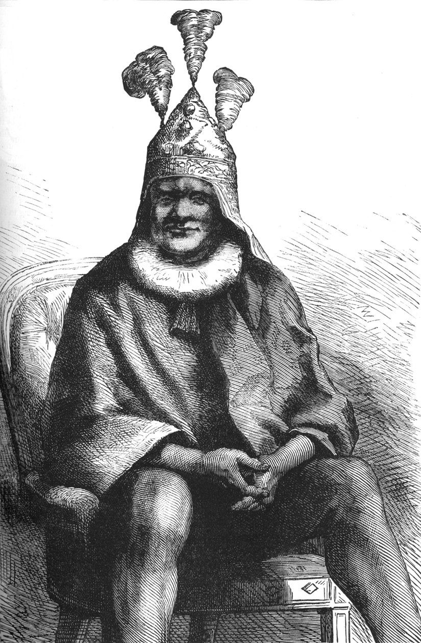 Cetewayo, a zuluk királya, 1880 alkotó: Unbekannt