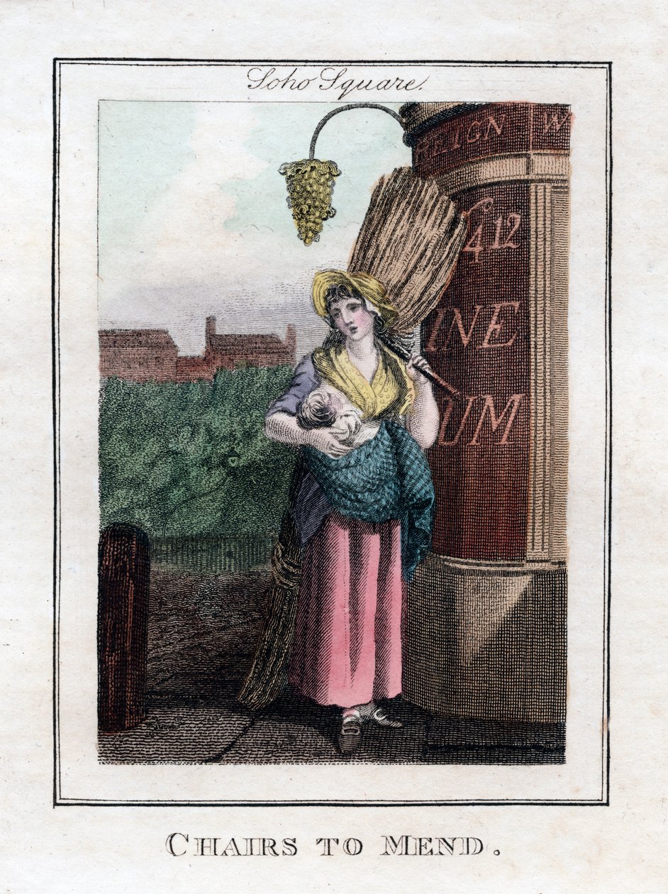 Székek Mendhez, Soho Square, London, 1805 alkotó: Unbekannt