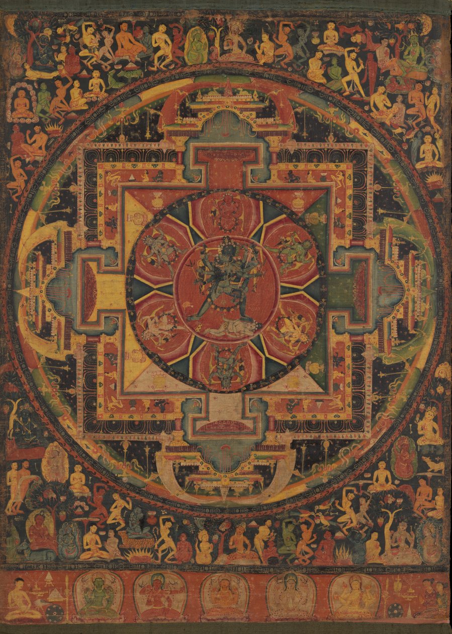 Chakrasamvara Mandal, K. 1100. alkotó: Unbekannt