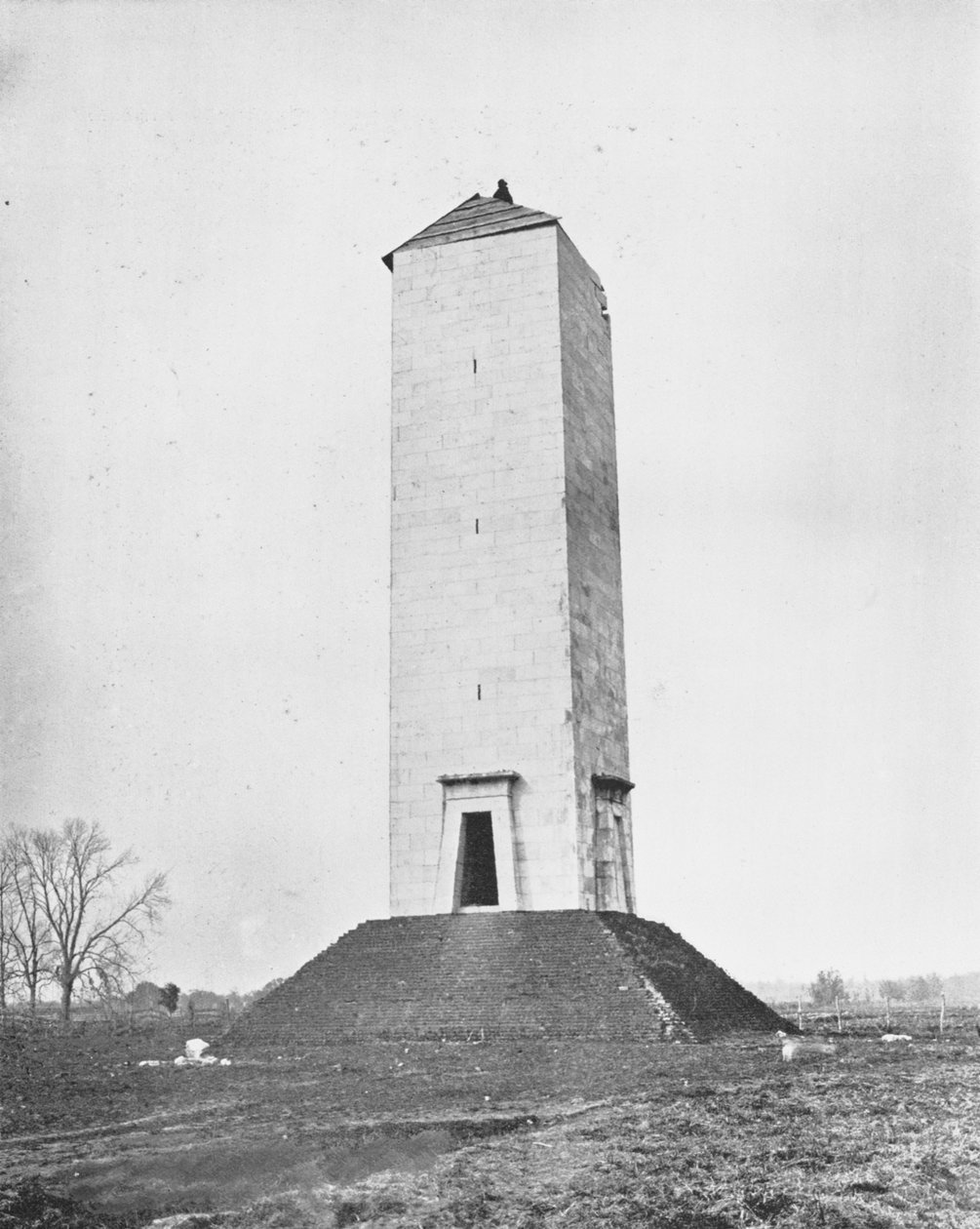 Chalmette emlékmű, Battlefield of New Orleans, Louisiana, USA, 1900 körül. alkotó: Unbekannt