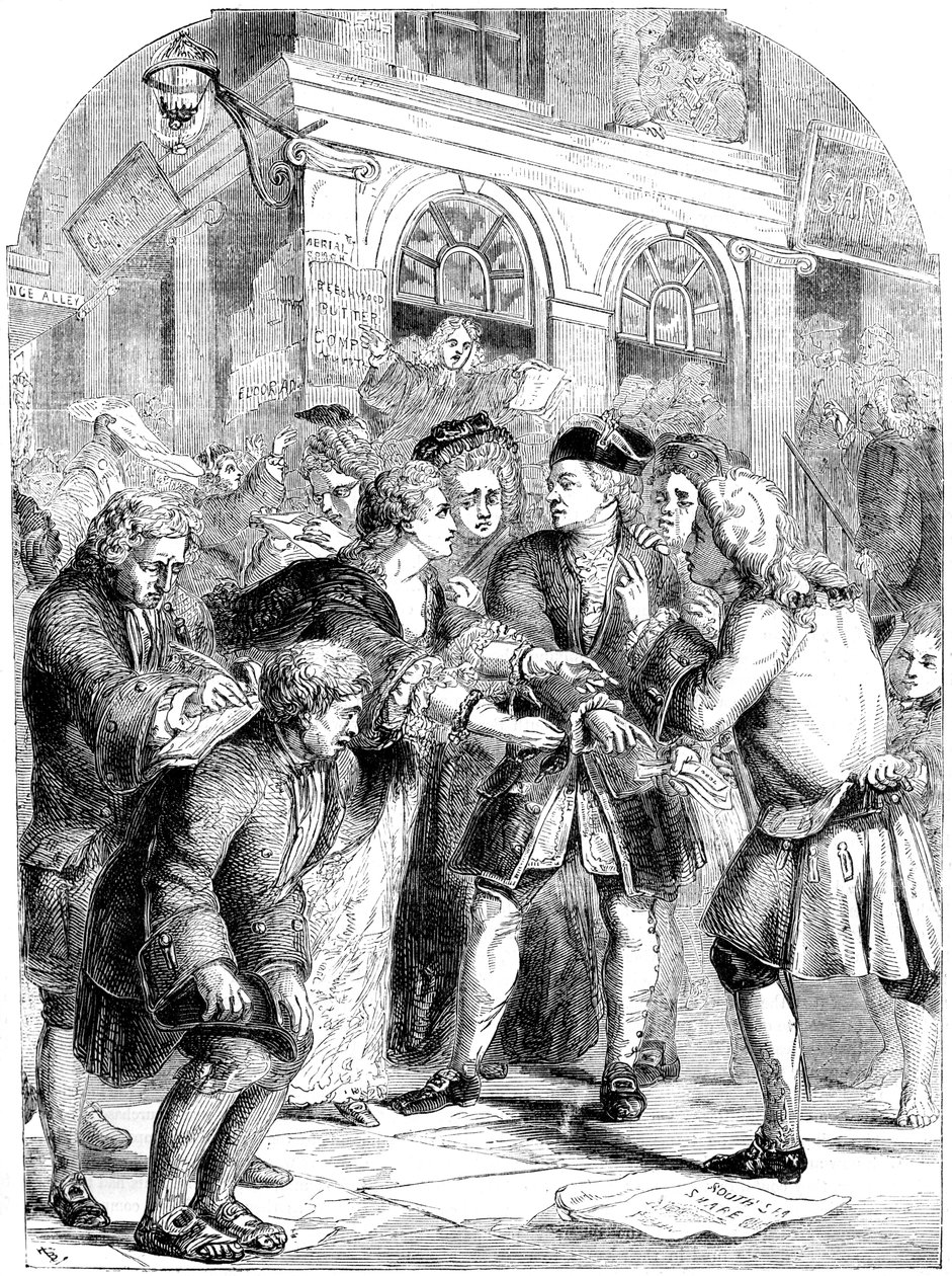 Change Alley, Szingapúr, a déli-tengeri buborék őrjöngése idején, 1720 19. század alkotó: Unbekannt