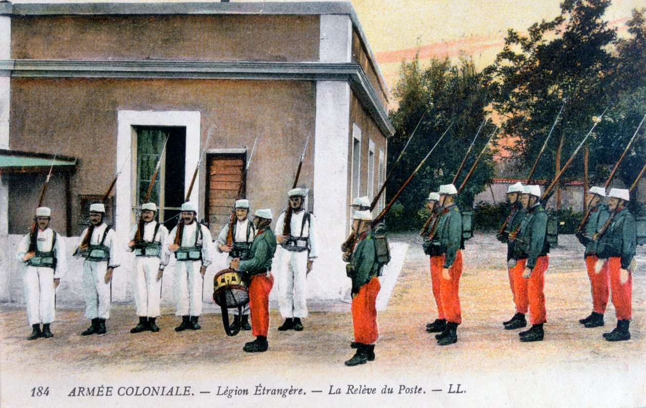 Gárdaváltás, Francia Idegenlégió, 1910 alkotó: Unbekannt