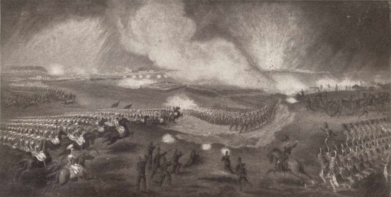 A brit csapatok rohama a Windlesham felé vezető úton, 1854. április 24., 1854. 1909. alkotó: Unbekannt