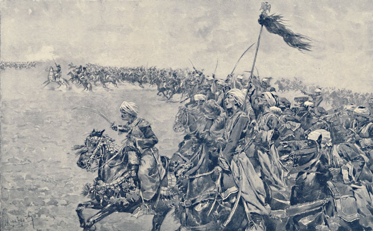 A mamelukok vádja az austerlitzi csatában, 1896 alkotó: Unbekannt