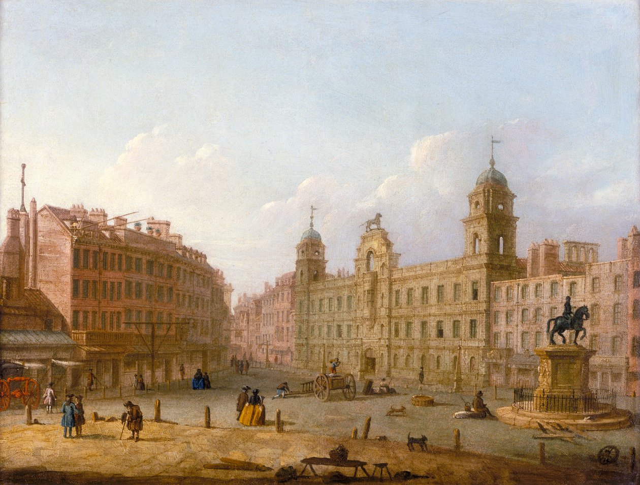 „Charing Cross és Northumberland House”, 18. század vége alkotó: Unbekannt