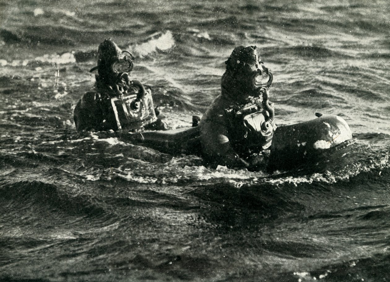 Hariot emberes torpedó, második világháború, 1945. alkotó: Unbekannt