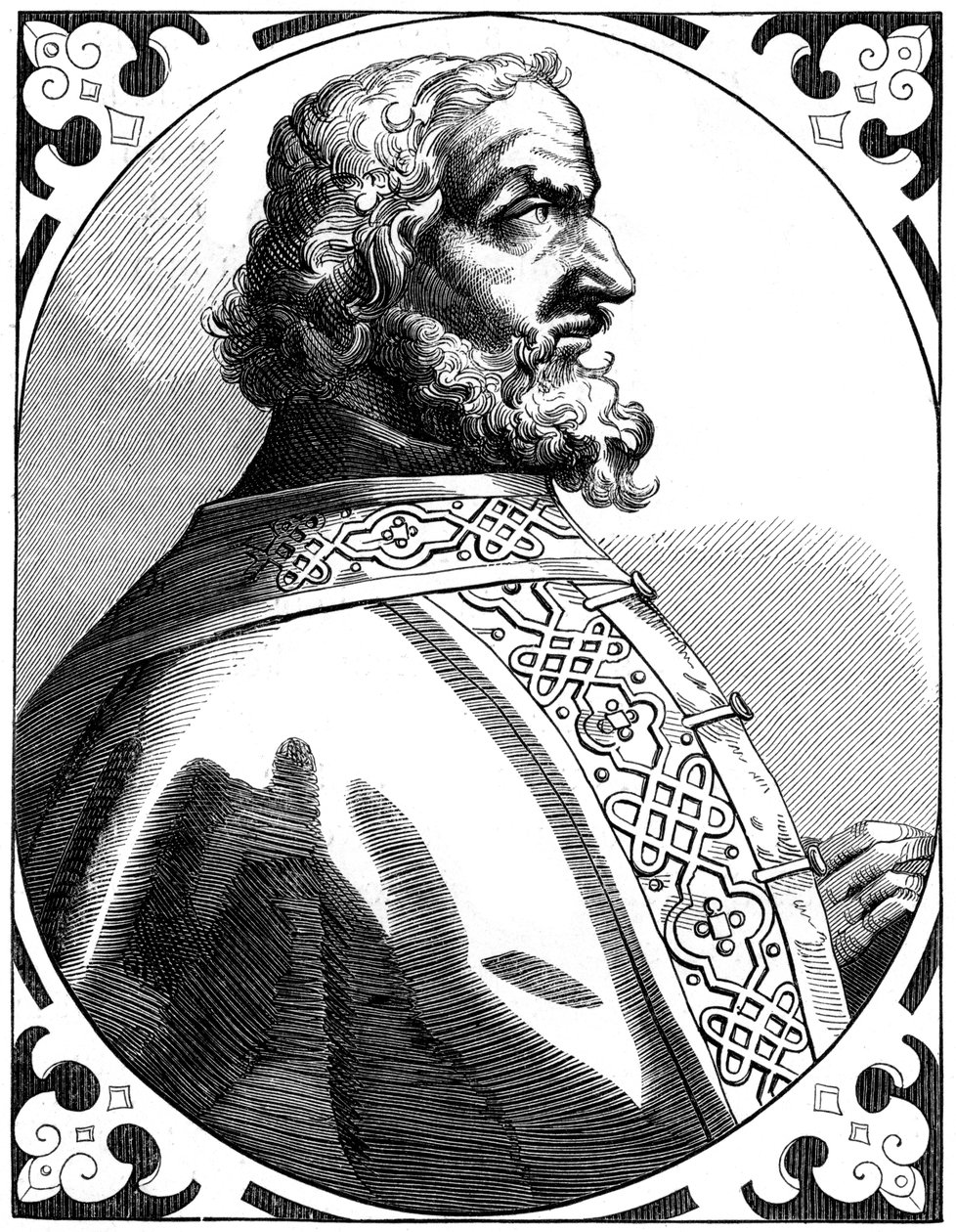 Nagy Károly 712-814, Szent-római császár és a frankok királya, 1849. XVI. század alkotó: Unbekannt