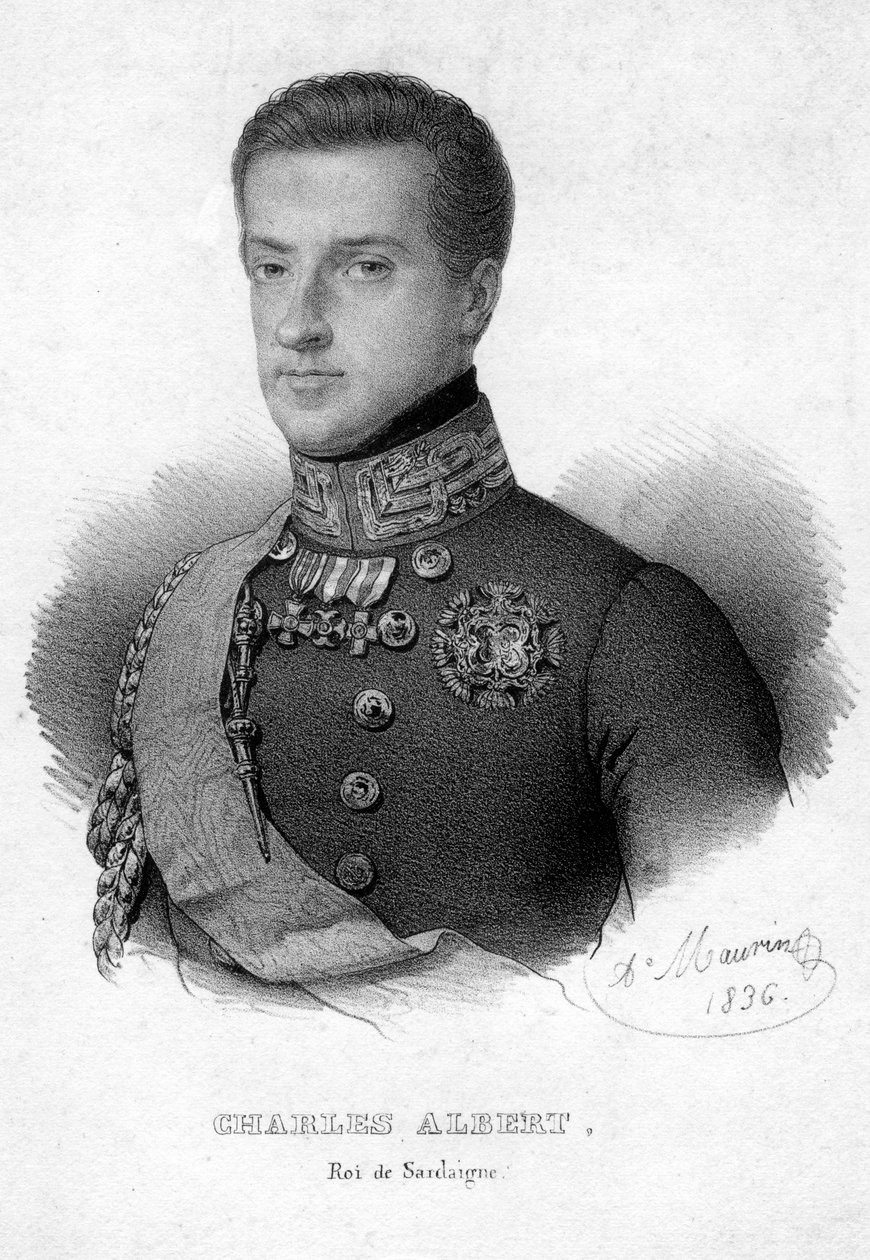 Szardíniai Károly Albert, Szardínia királya, 1836 alkotó: Unbekannt