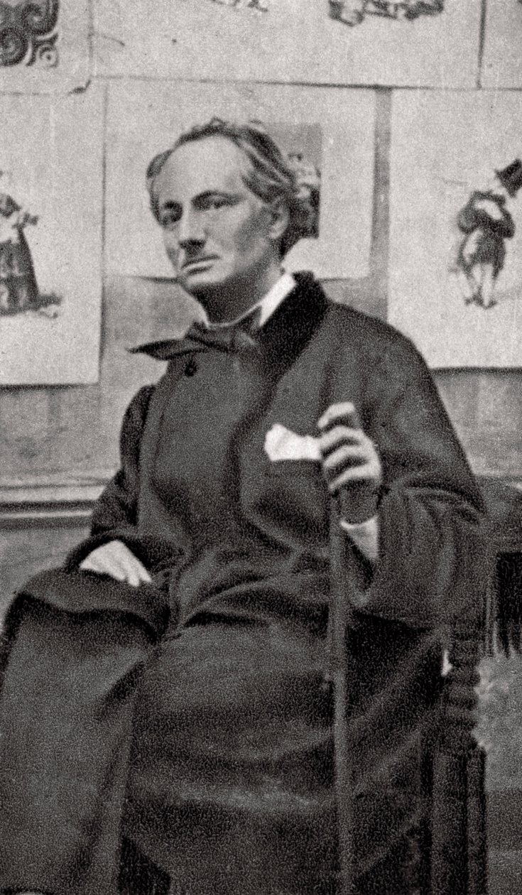 Charles Baudelaire francia költő és művészetkritikus, 1857 alkotó: Unbekannt